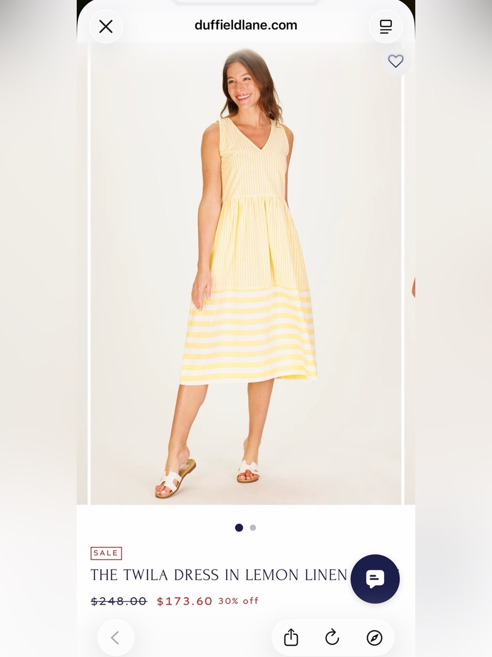 NWT Duffield Lane Twila dress